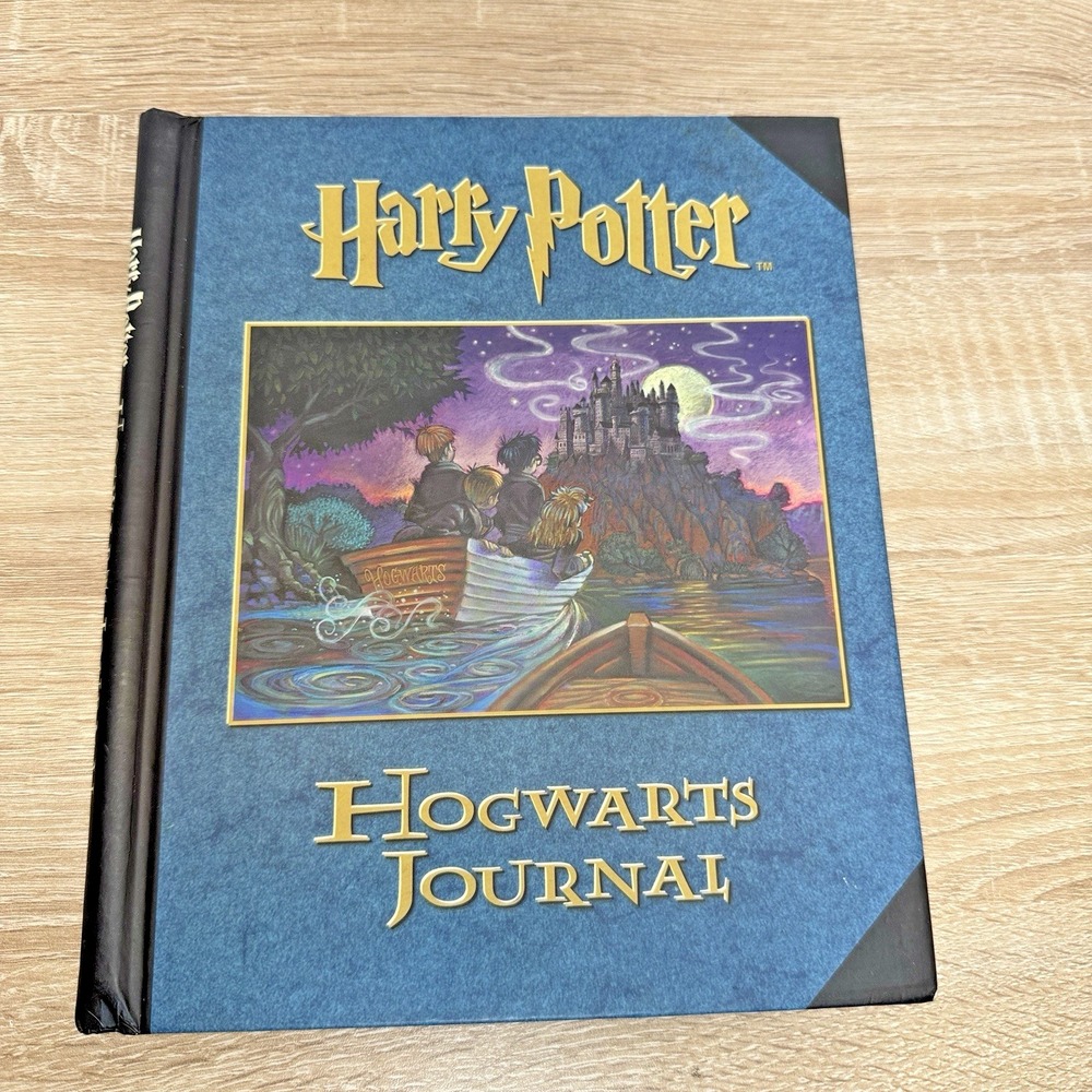 Vintage 2000 Harry Potter Hogwarts Journal Scholastic Unused Stickers Hardcover
